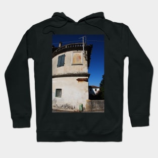 Building with Old Sammardenchia Sign Hoodie